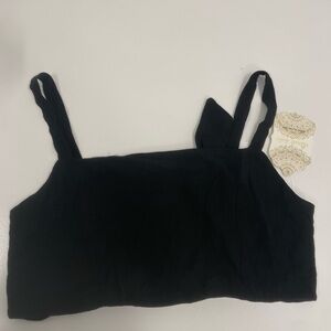 Altar’d state black crop top